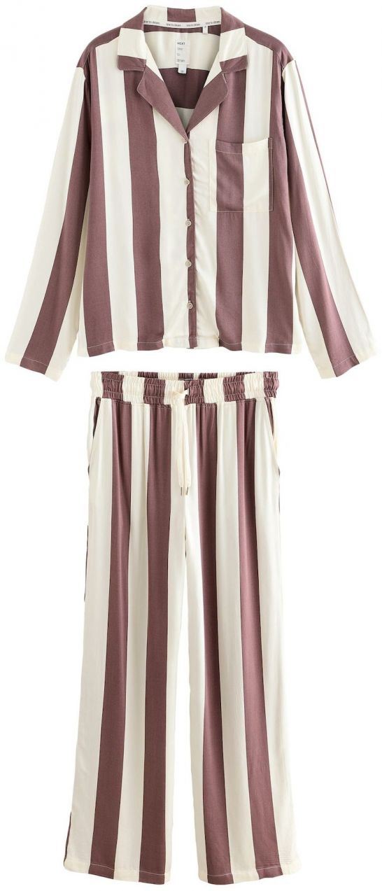 Next Pyžamo  čokoládová / biela