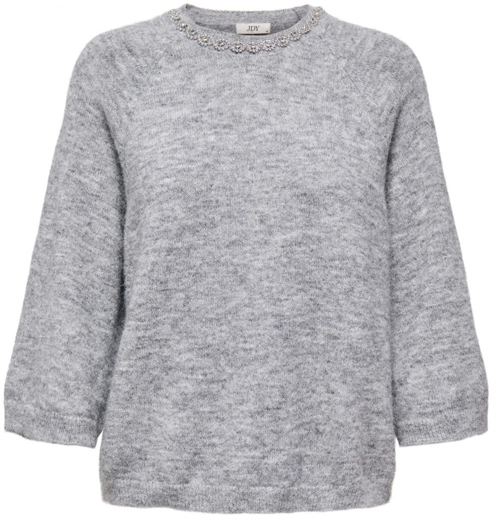JDY Sveter 'JDYALVA'  sivá melírovaná