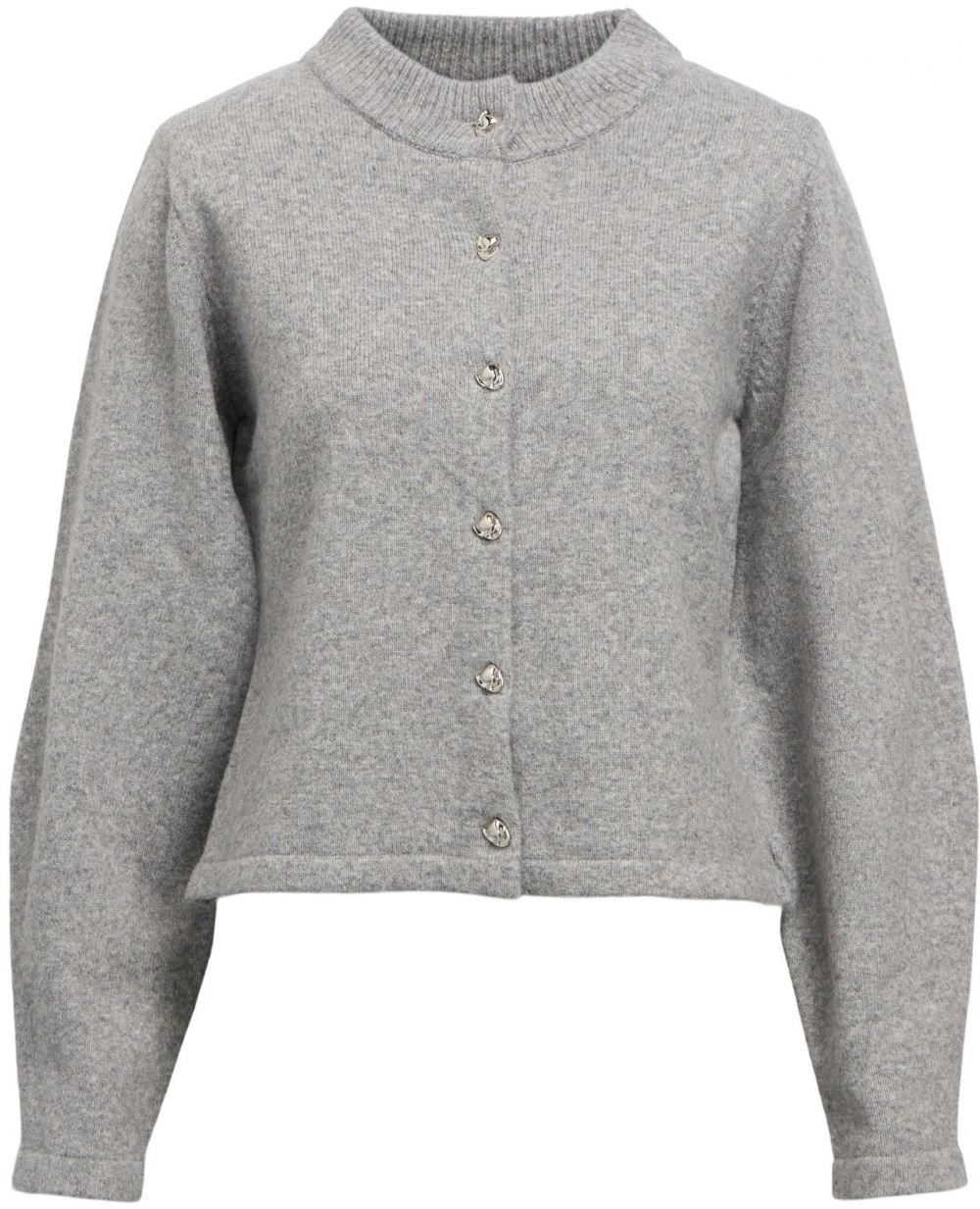OBJECT Kardigán  sivá melírovaná