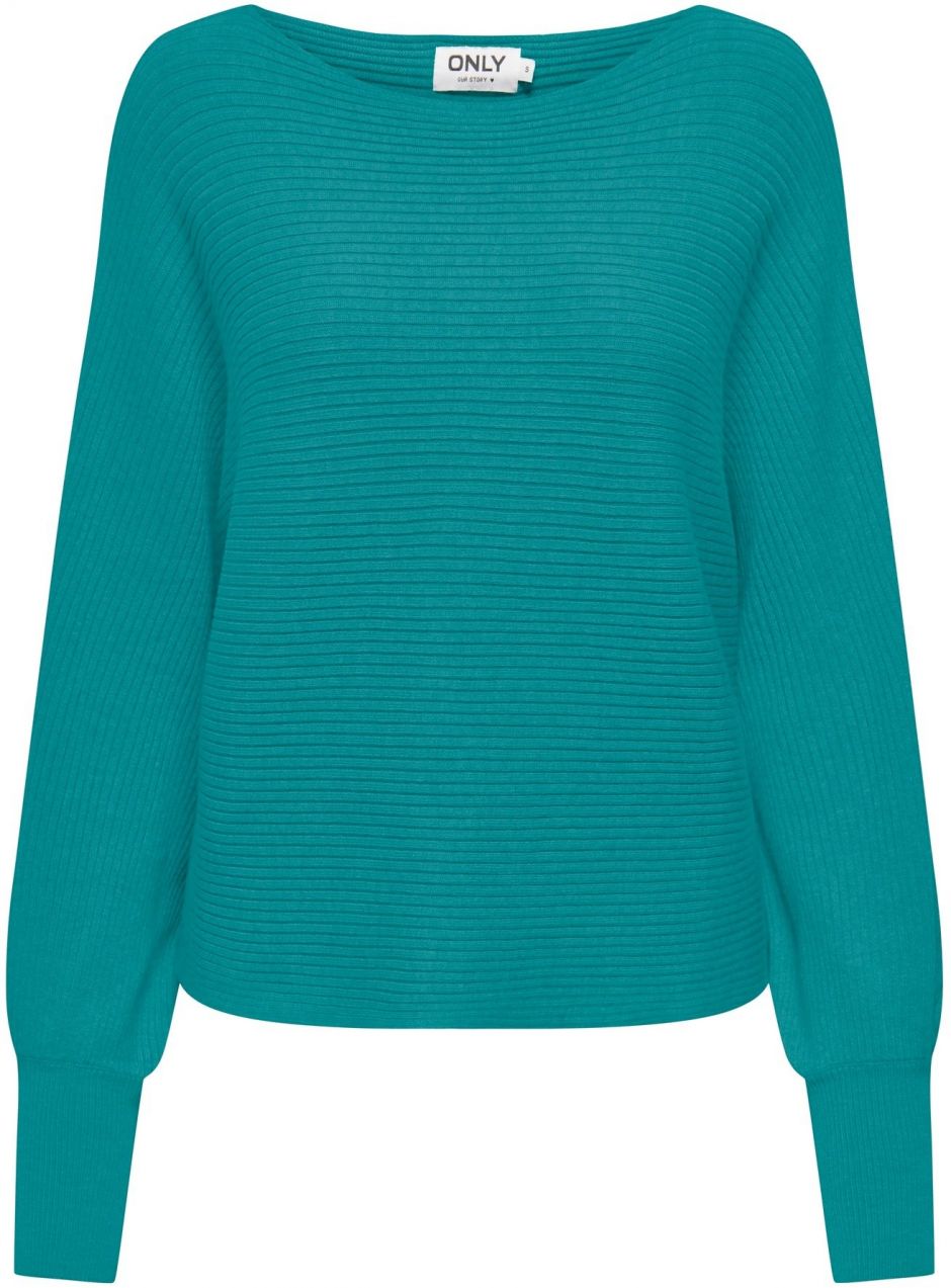 ONLY Sveter 'ONLAdaline'  petrolejová