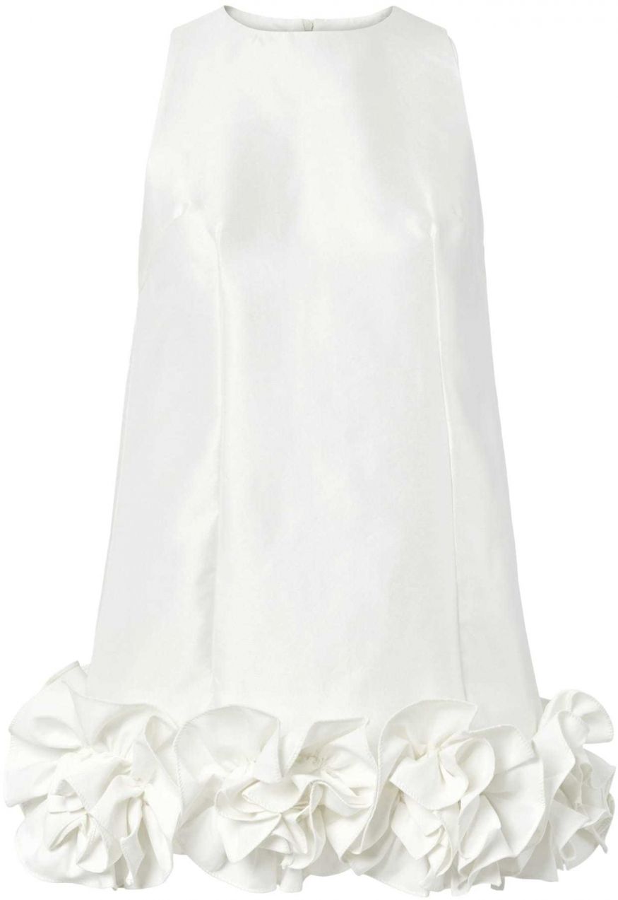 YAS Kokteilové šaty  krémová