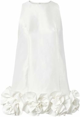 YAS Kokteilové šaty  krémová