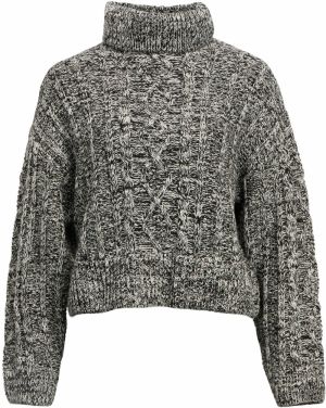 OBJECT Sveter 'OBJSimik'  svetlosivá / čierna