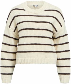 OBJECT Sveter 'OBJODA'  béžová / hnedá