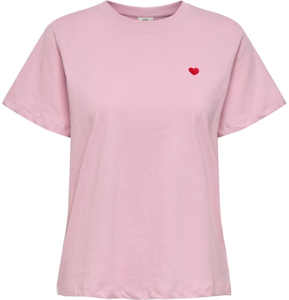 JDY Tričko 'JDYPISA'  ružová / karmínovo červená