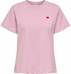 JDY Tričko 'JDYPISA'  ružová / karmínovo červená