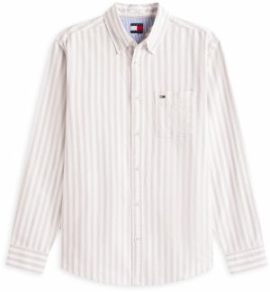 Tommy Jeans Košeľa  nebielená / ružová