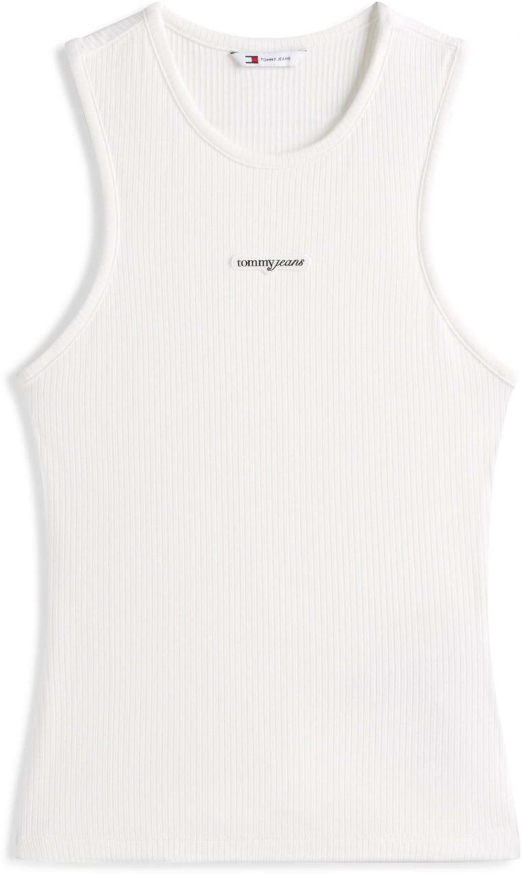 Tommy Jeans Top  čierna / biela