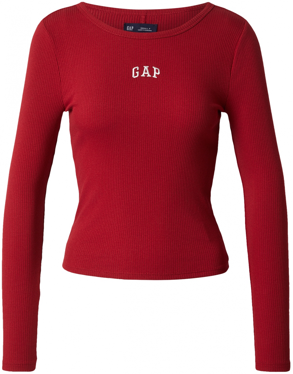 Gap Petite Tričko  tmavočervená / biela