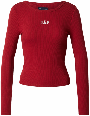 Gap Petite Tričko  tmavočervená / biela