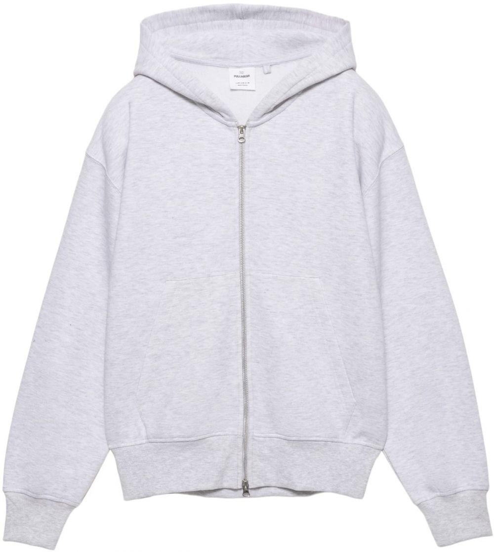 Pull&Bear Tepláková bunda  sivá