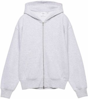 Pull&Bear Tepláková bunda  sivá