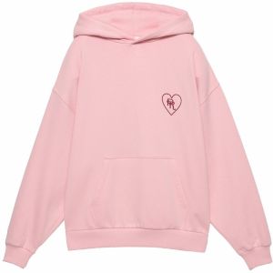 Pull&Bear Mikina 'PACIFIC'  ružová / ohnivo červená