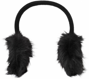 Juicy Couture Zimné čelenky 'HERITAGE'  čierna