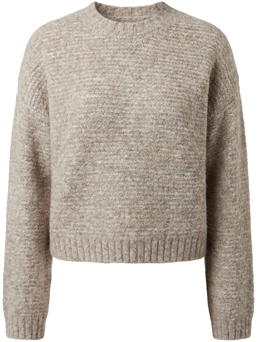 studioselect Sveter 'Anna'  hnedá melírovaná