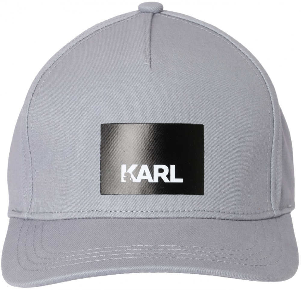 Karl Lagerfeld Čiapka  sivá / čierna / biela