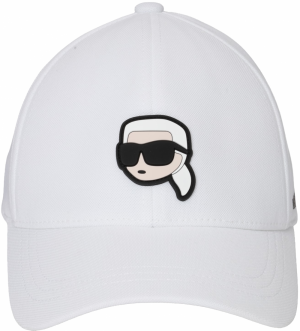 Karl Lagerfeld Čiapka  svetlobéžová / čierna / biela