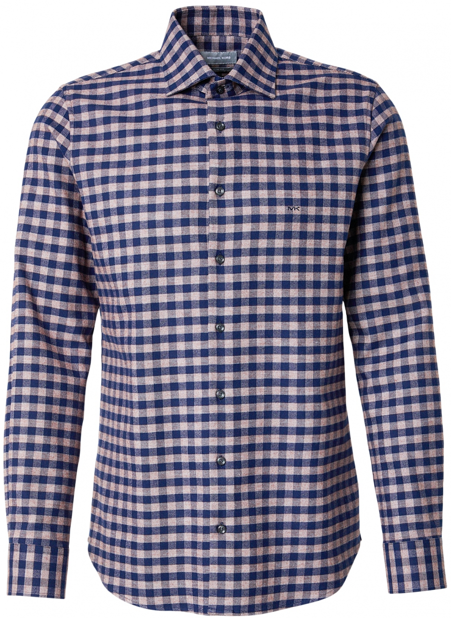 Michael Kors Košeľa  námornícka modrá / pastelovo červená