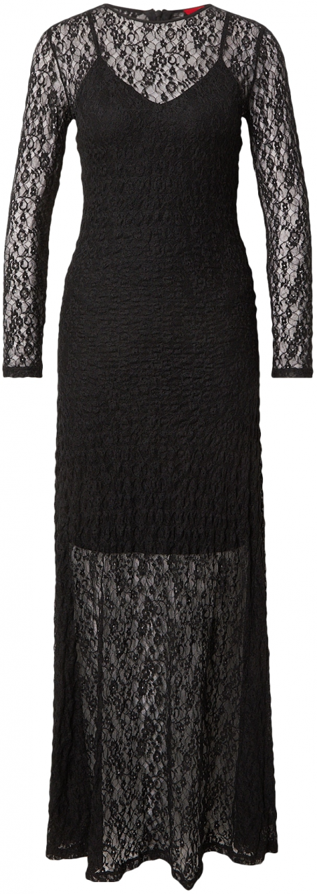 HUGO Večerné šaty 'Nulietta'  čierna