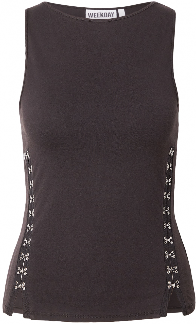 WEEKDAY Top  čierna