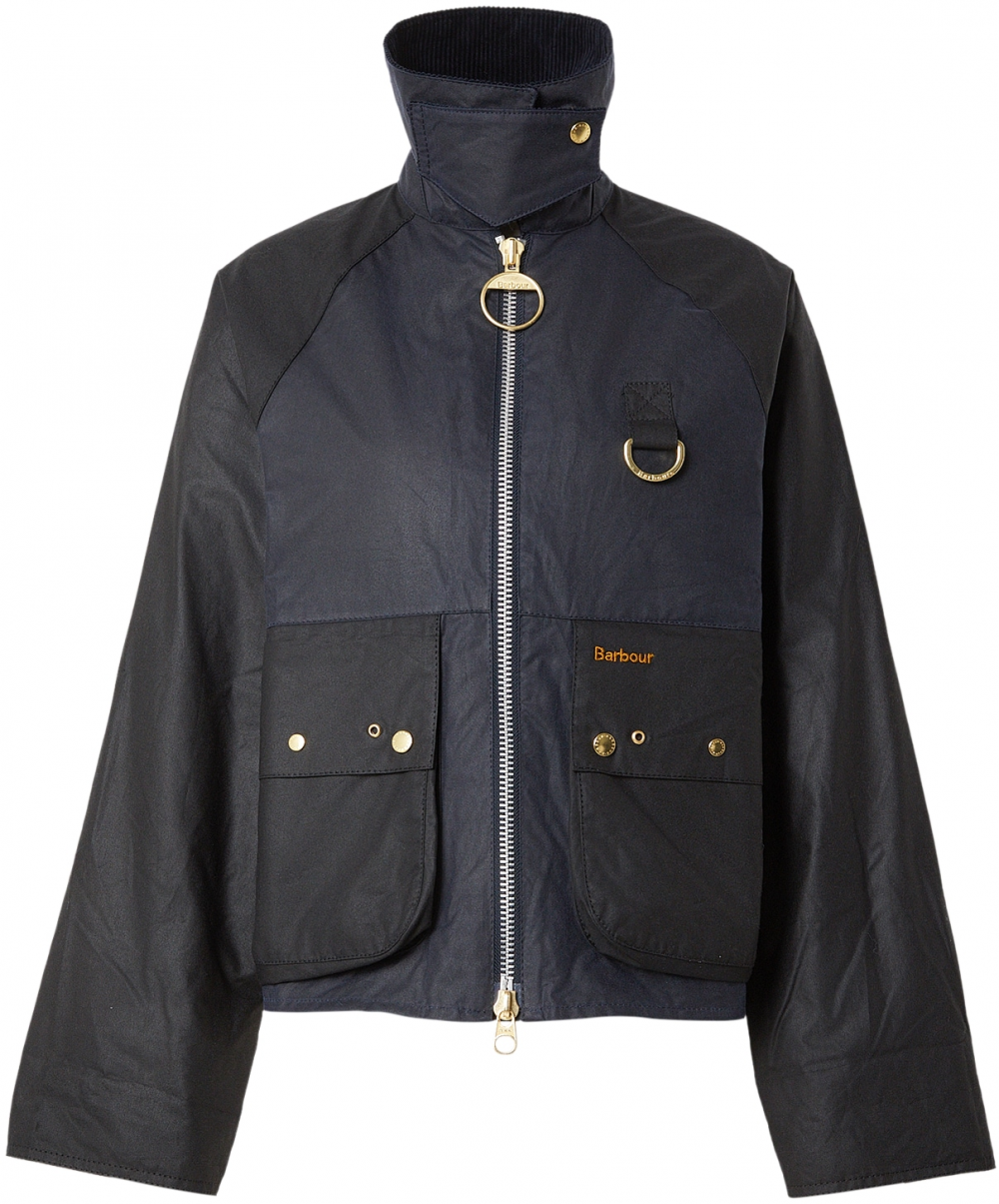 Barbour Prechodná bunda 'Kearton'  námornícka modrá / čierna