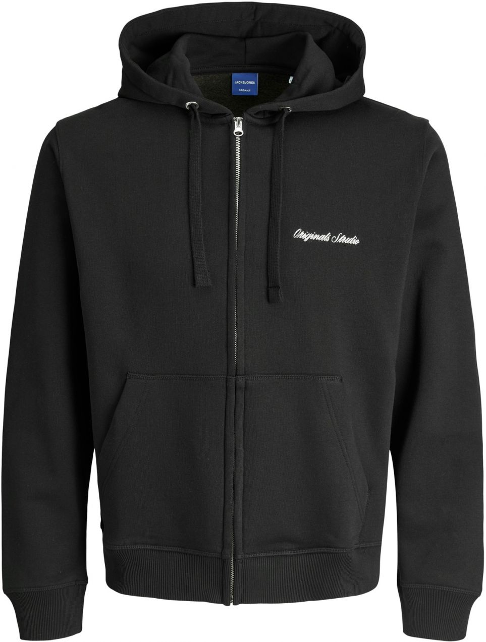 JACK & JONES Mikina 'JORNorrebro'  čierna / biela