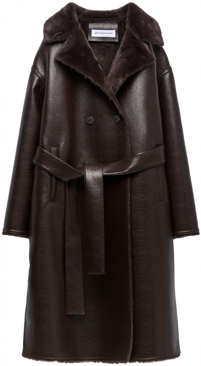 Adolfo Dominguez Prechodný kabát  hnedá