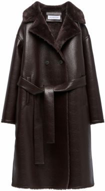 Adolfo Dominguez Prechodný kabát  hnedá