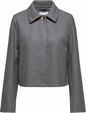 ONLY Prechodná bunda 'ONLAdina'  sivá melírovaná