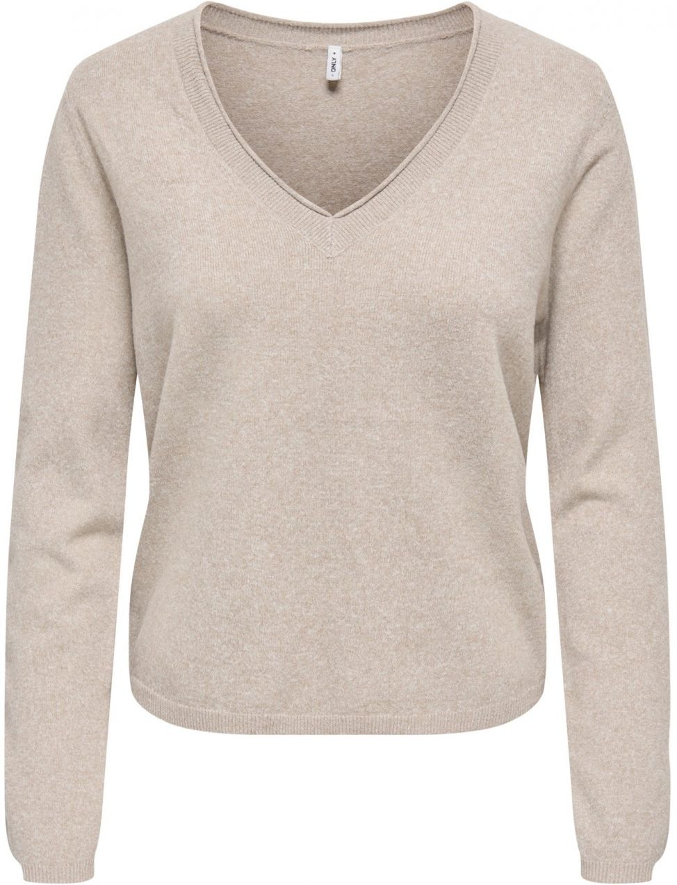 ONLY Sveter 'ONLLOYAL'  béžová melírovaná