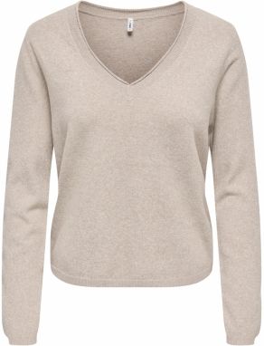 ONLY Sveter 'ONLLOYAL'  béžová melírovaná