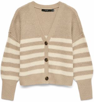 VERO MODA Kardigán 'VMLEA'  nebielená / tmavošedá