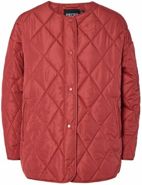 PIECES Prechodná bunda 'PCStella'  brusnicová