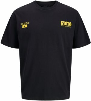 JACK & JONES Tričko 'JORKYOTO'  žltá / čierna