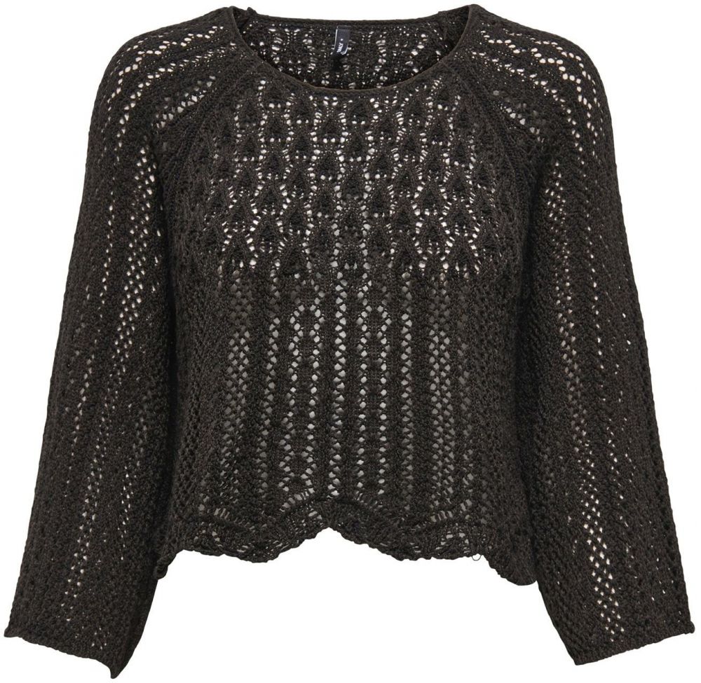 ONLY Sveter 'ONLNOLA LIFE'  tmavohnedá