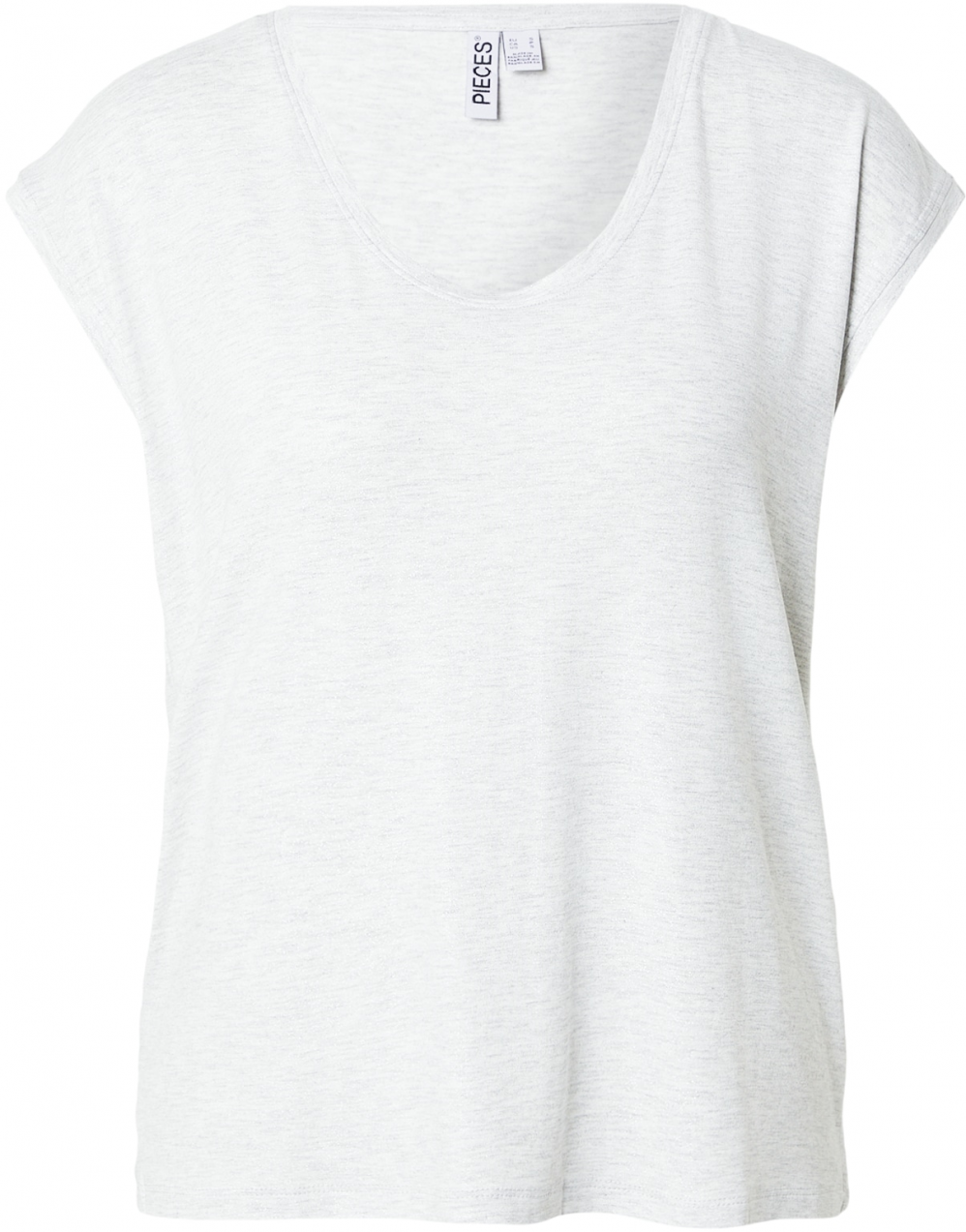 PIECES Curve Tričko 'PCALICE'  svetlosivá