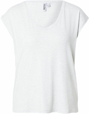 PIECES Curve Tričko 'PCALICE'  svetlosivá