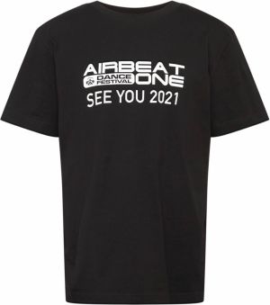 ABOUT EVERYONE Tričko 'Airbeat'  čierna