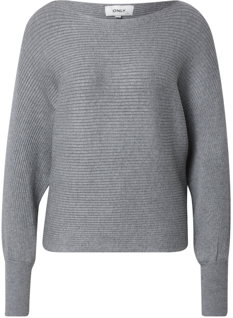 ONLY Sveter 'ONLAdaline'  striebornosivá