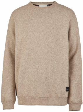 Cleptomanicx Sveter 'Noitch'  béžová melírovaná