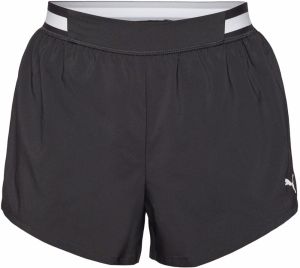 PUMA Športové nohavice 'Floral Ribbo'  čierna / biela
