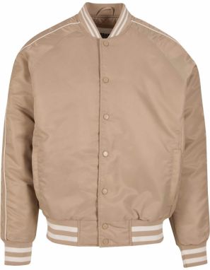 Urban Classics Prechodná bunda 'Racer'  béžová / biela