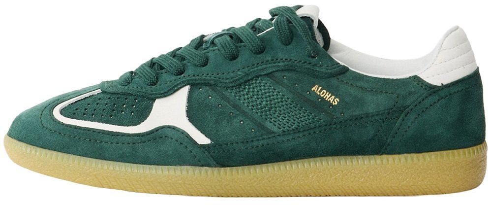 Alohas Nízke tenisky 'Tb.490'  tmavozelená / biela