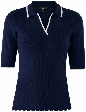 MEXX Tričko 'Ivy'  modrá / biela