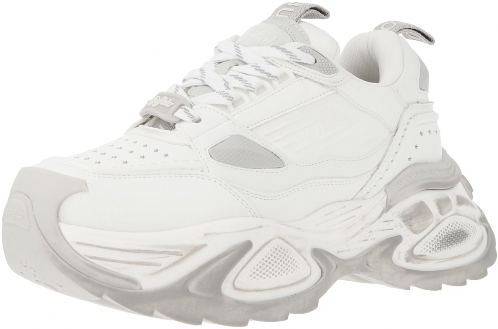 BUFFALO Nízke tenisky 'Drive'  sivá / biela