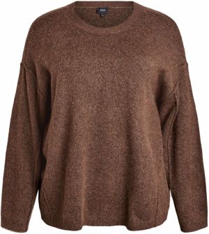Zizzi Sveter 'Mvista'  čokoládová
