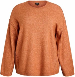 Zizzi Sveter 'Mvista'  tmavooranžová