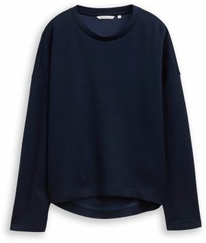 TOM TAILOR DENIM Tričko  tmavomodrá