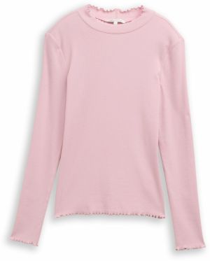 TOM TAILOR DENIM Tričko  ružová