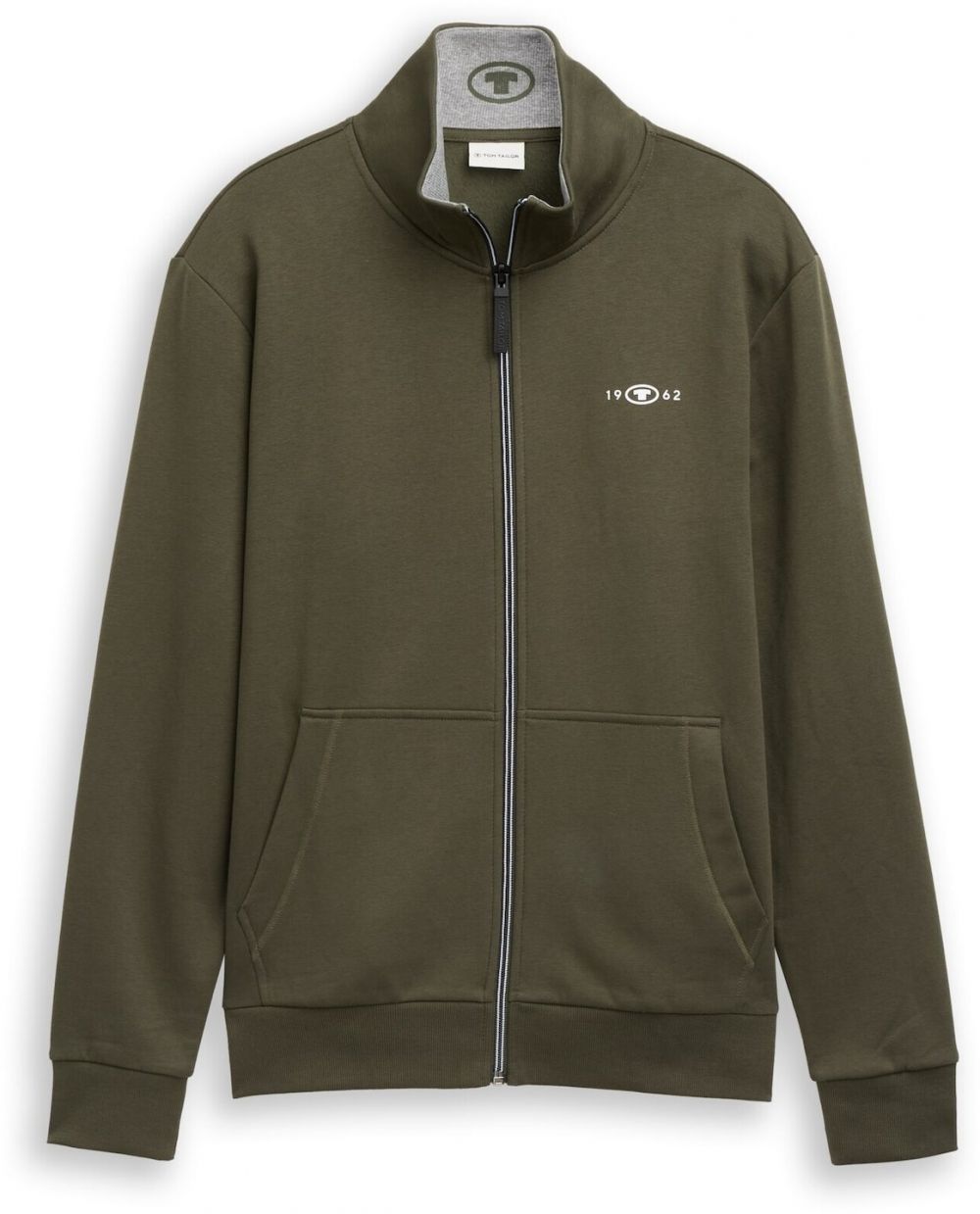 TOM TAILOR Tepláková bunda  olivová